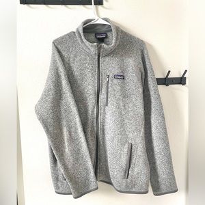 Men’s patagonia Better Sweater Fleece Jacket large stonewash coat